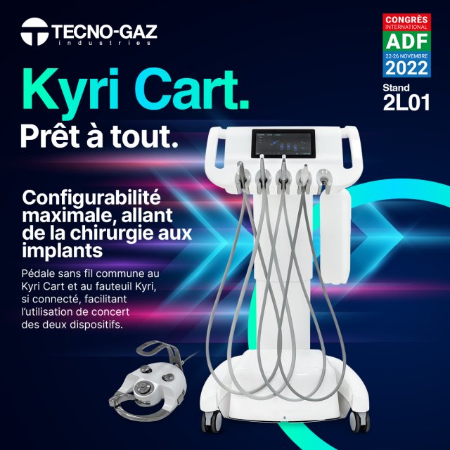 VENEZ DÉCOUVRIR L'UNITÉ DE SOINS MOBILE KYRI CART SUR NOTRE STAND